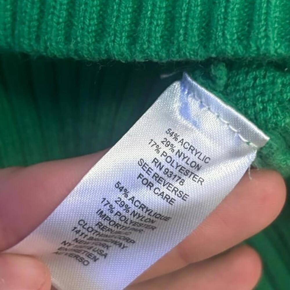 TRUTH By Republic Green Sweater Size XL - Picture 6 of 6
